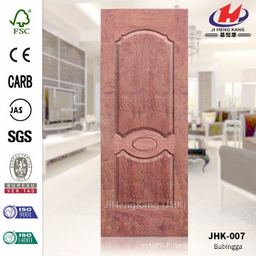 JHK-007 Top Design Middle Pakistan MDF CARB Plaque de porte en moule Bubinga Feuille de porte en bois